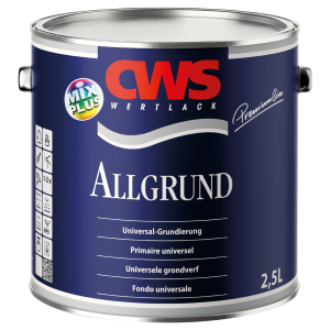 CWS WERTLACK® Allgrund - základová barva na kov-černá RAL 9005 - 2,5L 