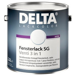 DELTA® Fensterlack SG / Venti 3v1 - krycí lak na okna - 1L